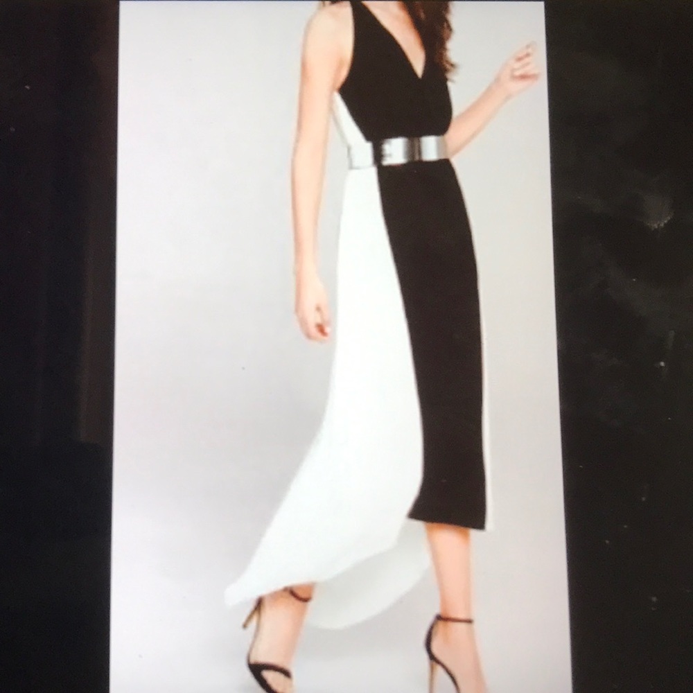 New Express High-Low Color Block Dress - Picture 2 of 4